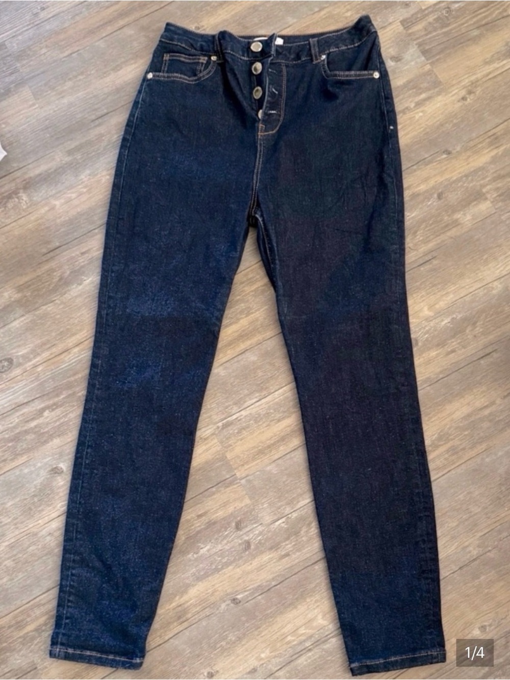 Ted Baker London Dark Wash High Rise Skinny Jeans Size 30